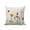 Beige, variant on Outdoor Pillows Waterproof, Spring Flowers Bedding Throw Pillows with Insert for Couch Sofa Bed, Wild Floral Herb Botanical 16x16 Inch Pillowcases Decorative Camping Patio Pillow Set of 1