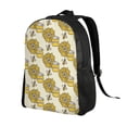 thumbnail image 2 of Wukai Cartoon Honey Pot Bee Sunflower Travel Laptop Backpack - Waterproof, Anti-Theft, Slim and Sturdy College & Business Backpack, 2 of 7