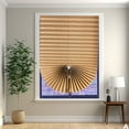 thumbnail image 2 of Temporary Pleated Window Blinds, Light Filtering Cordless No-Drill Shades, Stick-On Adjustable Paper Blinds for Privacy & UV Protection, Easy to Cut & Install in Nursery Bedroom Bathroom, 2 of 4