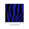 thumbnail image 4 of Rwraps Blue Zebra Gloss Vinyl Film Wrap 59in x 11ft Vinyl Vehicle Car Film Sheet Roll, 4 of 10