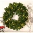 thumbnail image 2 of 24 inch(s)  160 Tip Battery Operated Pine Wreath, 2 of 2