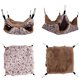 thumbnail image 4 of Hamaca para mascotas Honey Squirrel Glider Bag Hamaca Nido Colgante Nido de hámster Doble capa Saco de dormir cálido para mascotas (34 * 34 cm) JAMW Sencillez, 4 of 4