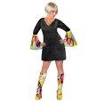thumbnail image 1 of Rhapsody Slinky/Crush Velvet Print Go-go Dancer Halloween Costume Kit with Wig Large, 1 of 3