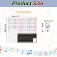 thumbnail image 2 of Piano Keyboard Stickers for 88/76/61/54/49/37 Keys Polyvinyl Chloride Letter Key Sticker Piano Notes Guide Removable for Beginners Learning Multicolor, 2 of 7