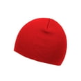 thumbnail image 2 of Top Headwear Cuffless Beanie For Men Women, Unisex Short Beanies Skull Cap, Red, 2 of 5