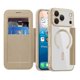 thumbnail image 2 of For iPhone 17 Pro Max Case Compatible with MagSafe Rhombus PU Leather Phone Cover - Dark Purple, 2 of 5