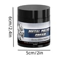 thumbnail image 3 of Metal Polish Cream,Anti Rust Brightening Cream,Oxidation Remover,for Brass,Copper,and Stainless Steel,Sinks,Cookware,Pots,Pans,Cutlery,and Other Metal,With Sponge, 3 of 8