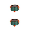 thumbnail image 2 of Soidarity Cubo de pesca, bolsa de transporte de barriles plegables, gran capacidad, diseño grueso de poliéster, contenedor de agua, suministros Verde oscuro 2Conjunto, 2 of 6