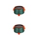 thumbnail image 3 of Soidarity Cubo de pesca, bolsa de transporte de barriles plegables, gran capacidad, diseño grueso de poliéster, contenedor de agua, suministros Verde oscuro 2piezas, 3 of 6