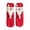 B, variant on WAYUTE Womens Christmas Slipper Crew Socks Santa Pattern Thick Warm Cozy Soft Lined Socks for Sleeping Indoor Holiday Party Wear