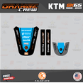 thumbnail image 3 of Kalair GFX Graphics Kit for Ktm SX65 (1998-2001) Orange-crew Series, 3 of 5