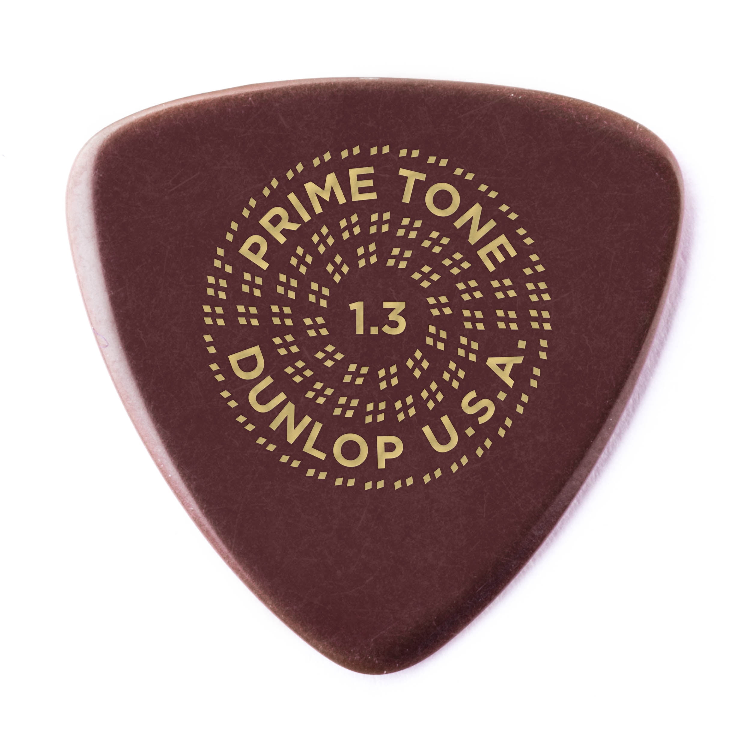 Dunlop Guitar Picks  6 Pack  Primetone Small Tri Hand Sculpted Smooth  1.3mm