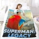 thumbnail image 5 of El Legado de Superman anti-pilling, suave, ligera, esponjosa y acogedora de lujo para hogar y cocina – Perfecta para niños y adultos,110X70cm, 5 of 6