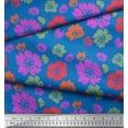thumbnail image 2 of Soimoi Poly Georgette Tissu Artistique Imprimé Floral 1 Yard 42 Inch Wide, 2 of 3