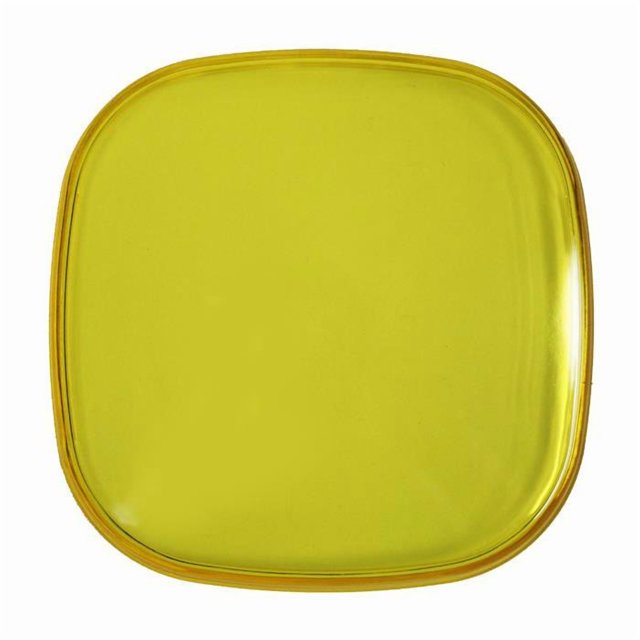 Baja Design Driving/Fog Light Cover 668004 Driving/Fog Light Cover; For XL Series Lights; 4.5 Inch Square; Amber; Single