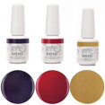 thumbnail image 2 of Gelish Mini Bottles Soak Off Solid & Shimmer Gel Nail Polish Collection, 6-Pack, 2 of 5