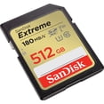 thumbnail image 2 of Tarjeta de memoria SanDisk Extreme SDXC 512GB UHS-I C10, U3, V30 4K, 2 of 4
