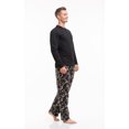 thumbnail image 7 of 2 Piece Mens Microfleece Pajama Sets – Ultra Soft PJ Pants with Henley Shirt, 7 of 7