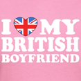 thumbnail image 3 of CafePress - I Love My British Boyfriend Women's Dark T Shirt - Women's Traditional Fit Dark T-Shirt, 3 of 4