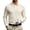 Khaki, variant on LWavelet Mens Polo Shirts Long Sleeve Button Collared Golf Shirts Casual Classic Business Dress Shirts for Office Work