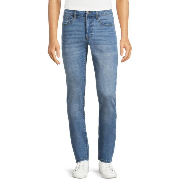 versneller Cerebrum Dierentuin s nachts Lazer Pointe Men's Flex Denim Skinny Fit Jeans, Sizes 30" - 38", Mens Jeans  - Walmart.com