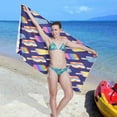 thumbnail image 7 of SKYSONIC Beach Towels 30"x60", Summer Popsicle Ice Cream Camping Towels Sand Free Beach Towel, Large Beach Towels Quick Dry Bath Travel Towels Pool Yoga Beach Mat for Men Women, 7 of 7