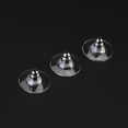 thumbnail image 4 of MasteelfCA 50pcs Earrings Backs Clutch With Plastic Pad for Jewelry Use (White K), 4 of 7