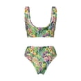 thumbnail image 5 of Daiia Blooming Cactus Women's Bikini Set Two Piece Swimsuit High Waisted Bikini Adjustable Straps Bikini Perfect for Beach, Pool, and Summer Vacation-XX-Large, 5 of 9