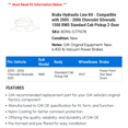 thumbnail image 2 of Brake Hydraulic Line Kit - Compatible with 2005 - 2006 Chevy Silverado 1500 RWD Standard Cab Pickup 2-Door, 2 of 2