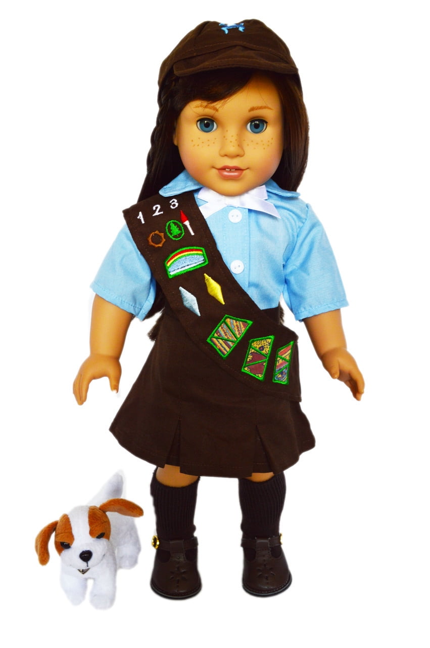 american girl doll brownie uniform