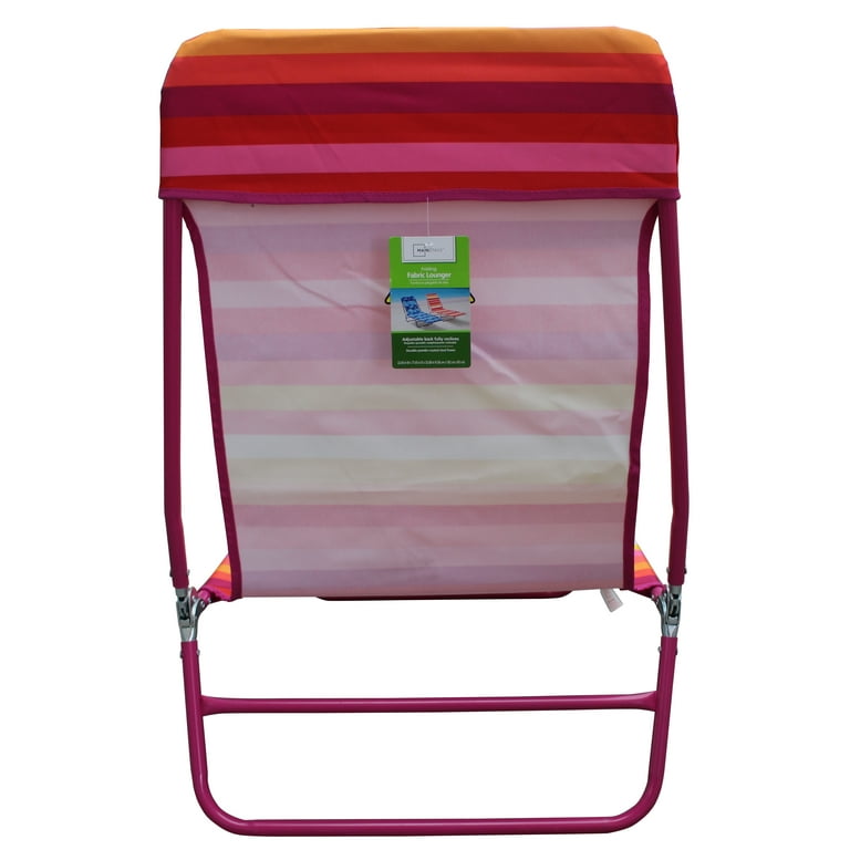 Mainstays folding fabric lounger sales