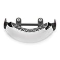 thumbnail image 4 of HLONK LAFGUR Add On Rearview Mirror Motorcycle Wide Angle Rearview Mirror Motorcycle Rear View Mirror Chromed 180 Ultra Wide Angle Central Windscreen Mount Universal, 4 of 8