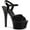 Black Patent/Black, variant on Women's Pleaser Aspire 609 Ankle-Strap Sandal