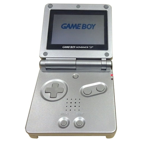 Nintendo - Game Boy Advance SP Consola Portatil Retro Video Juego - Platino (Reacondicionado)