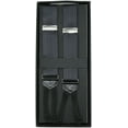 thumbnail image 1 of Dion Men's Grey / Black Button-On Houndstooth Suspenders Suspender - One Size, 1 of 1