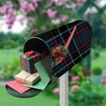 thumbnail image 5 of GZHJMY Magnetic Mailbox Covers Blue Black Red Tartan Plaid Mailbox Stickers MailWraps Post Cover 25.4x20.78 inch Home Decor, 5 of 5