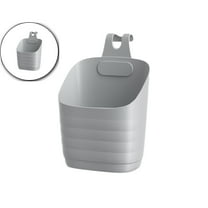 Dvruxg Plastic Hanging Basket for Kitchen, Over Cabinet Door Organizer with Removable Hook, Stackable Wall Mounted Storage Shower Caddy, No Drilling Shelf Bins for Food Bathroom Pantry