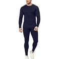 thumbnail image 4 of DAKIMOE Thermal Underwear for Men Long Johns with Fleece Lined, Base Layer Men Cold Weather Top Bottom, 4 of 8