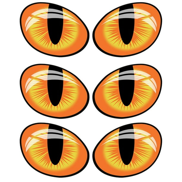 Pegatinas De Coche 3D Estéreo Ojos De Gato Pegatina De Coche Creativa Espejo Retrovisor Calcomanía Universal Pegatinas De Ventana De Coche Calcomanías 3 Pares Yuarrent VI011641-00