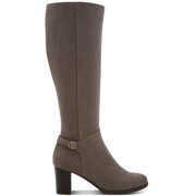 Giani Bernini Womens Adonnys Leather Wide Calf Knee-High Boots