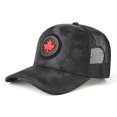thumbnail image 4 of XIAOCHA Embroidered Trucker Hat for Men Breathable Farm Dad Hat Rodeo Baseball Cap,Black, 4 of 4