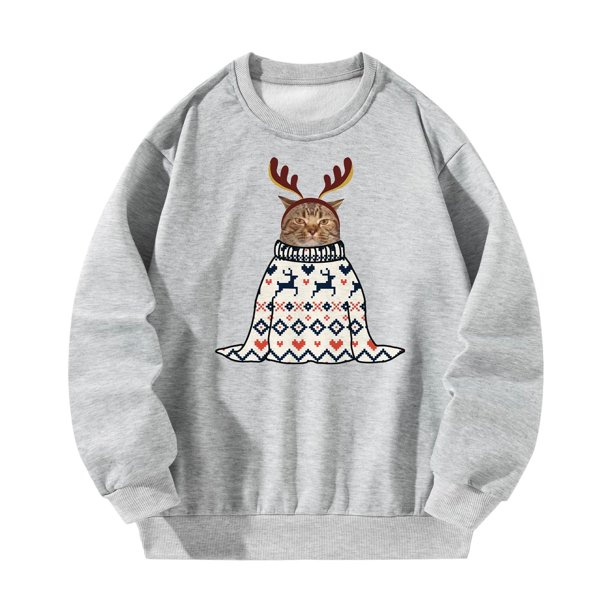 Sudadera de mujer Casual de manga larga Tops para uso diario vacaciones salir SG Yuyangstore sudadera para mujer