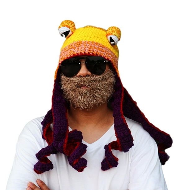SUNRI Creative Octopus Hat Crochet Anti-static for Birthday Party -