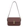 Bolso de hombro de cuero PU Vintage Ndcxsfigh Mini monedero con solapa cuadrada Negro