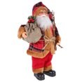 thumbnail image 2 of 1pc Christmas Adoring Standing Santa Claus Doll Decor Xmas Party Photo Props, 2 of 7