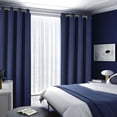 thumbnail image 3 of Cortinas Blackout para bloquear luz y ruido Azul marino Kyuden Home, 3 of 4