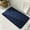 Blue, variant on Bathroom Water-Absorbent Door Mat, Dry Entry Mat, Non-Slip Shower Rug, Water Absorbent Floor Mat, Solid Color, For Toilet Washroom, Machine Washable, Soft