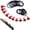 Red, variant on Clearance Under $0.94! 10PACK Fishing Hook Keeper, Elastic Ring Hook Holder for Rod Storage, Plastic, for Fishing Gear, (One Size, Black)