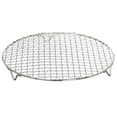 thumbnail image 1 of Parrilla redonda multiusos de acero inoxidable 304 con base para barbacoa, rejilla para hornear al vapor, mallas para barbacoa de camping y exterior., 1 of 8