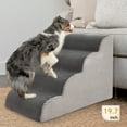 thumbnail image 2 of 4-Tiers Dog Stairs & Ramp Suitable for Beds and Sofas, Pet Stairs of Height Suitable for Small Dogs and Cats, 2 of 7